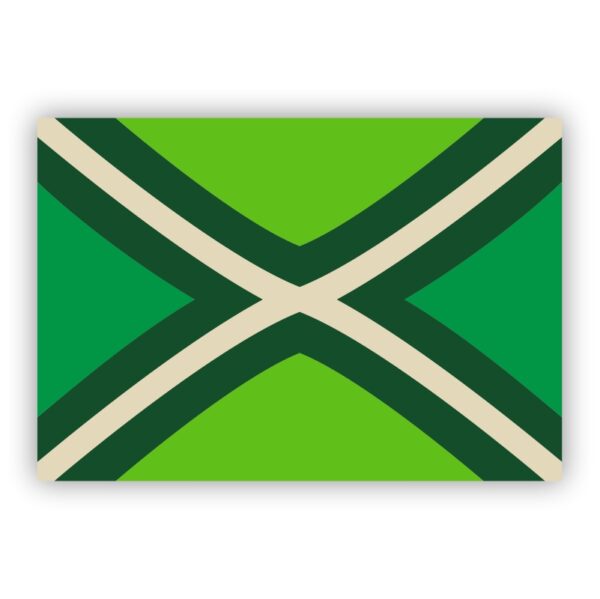 10x Achterhoekse vlag sticker 13x9 cm
