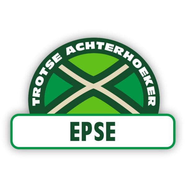 Plaatsnaam sticker Achterhoekse Vlag - Epse