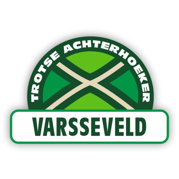 Plaatsnaam sticker Achterhoekse Vlag - Varsseveld