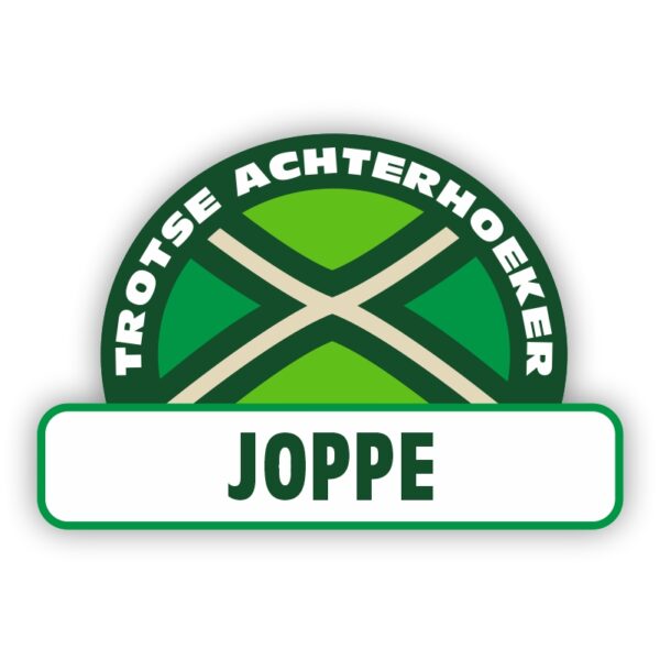 Plaatsnaam sticker Achterhoekse Vlag - Joppe