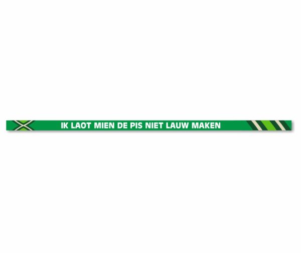 Kentekenplaat sticker Ik laot mien de pis niet lauw maken - Afbeelding 2