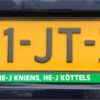 Kentekenplaat sticker He-j kniens, he-j kottels - Afbeelding 3